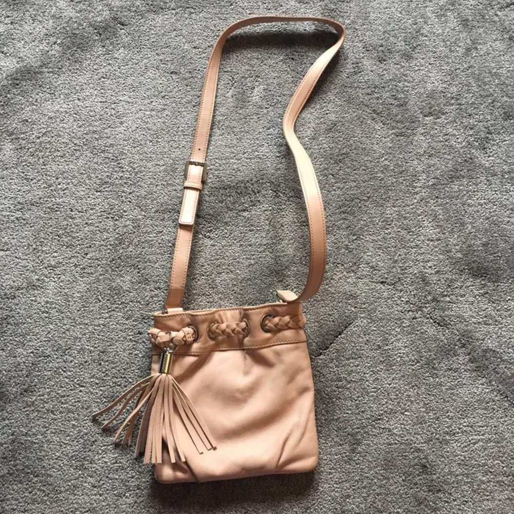 Michael Kors Pink Leather Cross-Body Bag